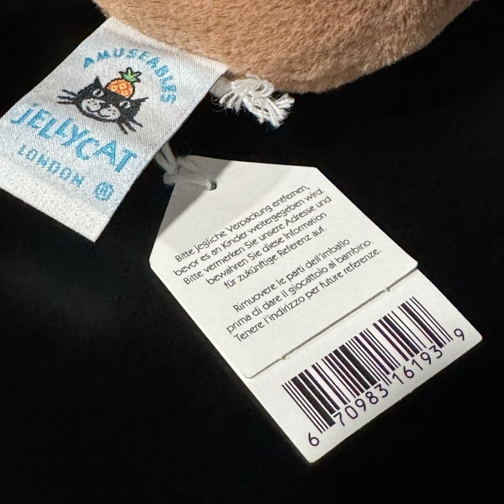 Jellycat Amuseables Ukulele RARE 16” Limited Collectable Great Gift NWT - Picture 8 of 11